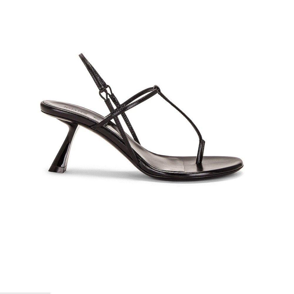 KHAITE black Linden Sandals Heels
